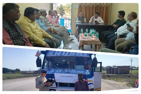 Rewa News: जिले में अवैध संचालित वाहनों के ऊपर कार्यवाई करने एवं बस ओनर्स एसोसिएशन को यात्री सुरक्षा को लेकर आरटीओ ने दिए आवश्यक निर्देश