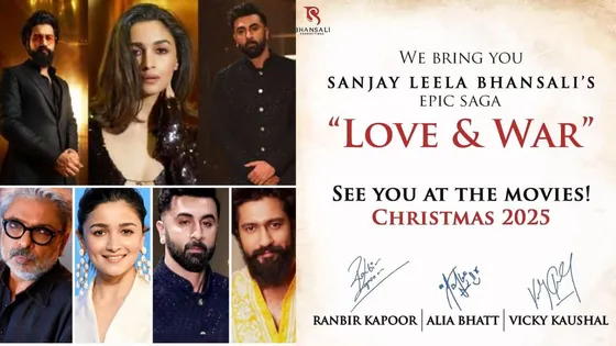 Sanjay Leela Bhansali Brings Epic Drama 'Love and War' with Ranbir Kapoor, Alia Bhatt, and Vicky Kaushal