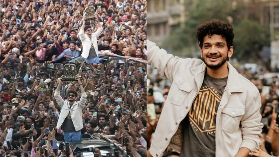 Thousands Gather in Mumbai's Dongri to Hail Bigg Boss 17 Winner Munawar Faruqui