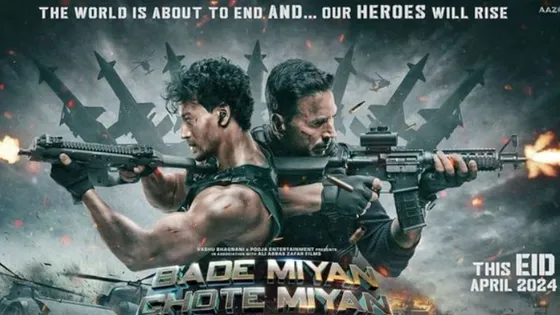 Bade Miyan Chote Miyan; Akshay Kumar, Tiger Shroff starrer releases an intense looking gunfire poster!