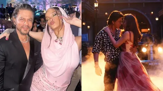 Post Zingaat, Rihanna goes all desi as she moves her hips on Shah Rukh Khan's Chaleya; Video goes VIRAL