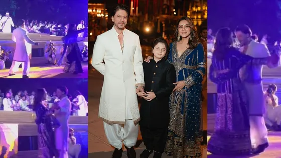 Shah Rukh Khan and Gauri Shine in Romantic Dance at Anant Ambani's Pre-Wedding Bash