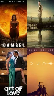 From Damsel to Dune; Top 10 Movies trending in Netflix India today