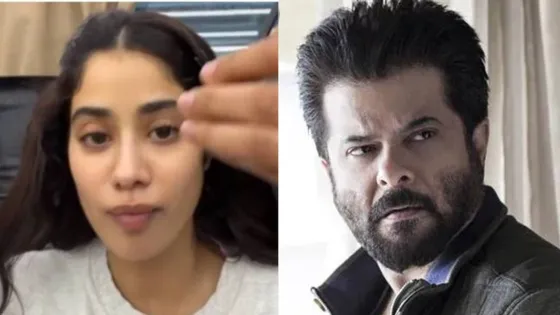 Janhvi Kapoor tries to mimic uncle Anil Kapoor [Watch Video]