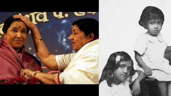 Asha Bhosle reminisces childhood days with Veteran Singer Lata Mangeshkar as she leaves for her heavenly abode; see picture