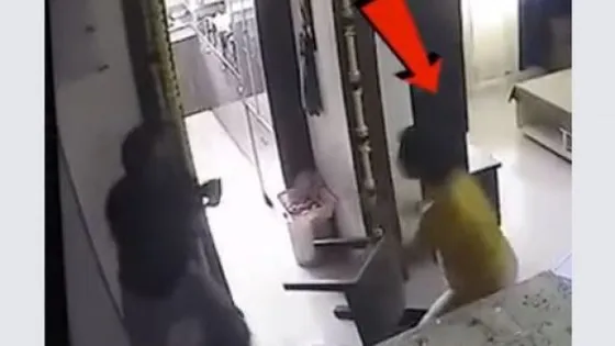 Wife beats husband with a bat; CCTV footage goes viral [Watch Video]