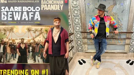 B Praak's Saare Bolo Bewafa from Bachchhan Paandey is trending charts with its quirky music beats