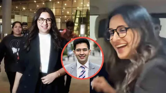 Parineeti Chopra remains coy about rumored relationship with Raghav Chadha, blushes when asked by paparazzi