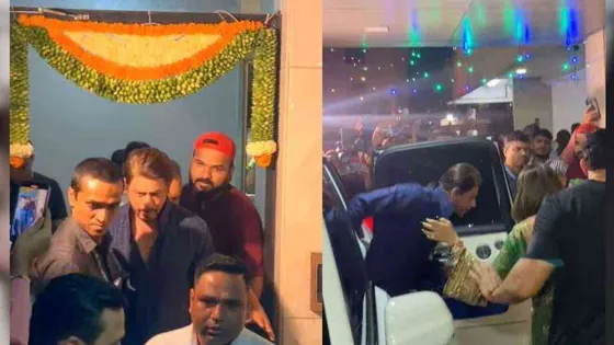 King Khan aka Shah Rukh Khan Steals the Spotlight at Arpita Khan's Diwali Party