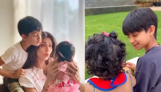Shilpa Shetty drops an adorable video of Viaan and Samisha on the occasion of Brother's Day!
