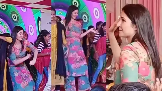Viral Video: Katrina Kaif visits her mother's school in Madurai, dances with children