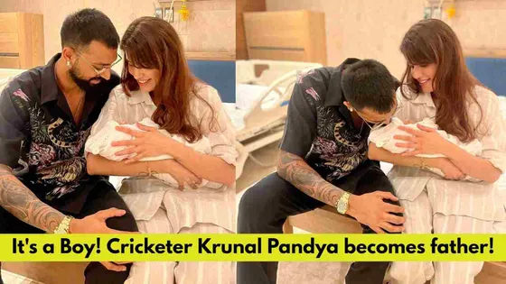 It's a Boy! Cricketer Krunal Pandya and wife Pankhuri Sharma welcome their first child