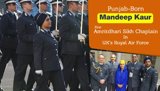 Meet Mandeep Kaur: First Amritdhari Sikh Chaplain In UK’s Royal Air Force