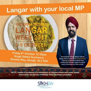 British MP ਤਨਮਜੀਤ ਸਿੰਘ ਢੇਸੀ ਨੇ ਲੋਕਾਂ ਨੂੰ ਦਿੱਤਾ ਉਹਨਾਂ ਨਾਲ ਲੰਗਰ ਛਕਣ ਦਾ ਸੱਦਾ !!