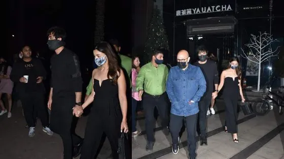 Ranbir Kapoor-Alia Bhatt spotted together twinning in black post their dinner date; See pictures