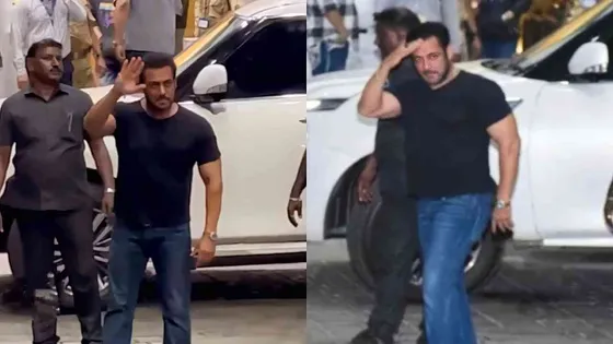 Salman Khan's Stylish Departure to Dabangg Tour  amidst Tight Security and Paparazzi Attention