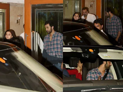 “Romance Is In The  Air”: Alia Bhatt Accompanied Ranbir Kapoor To Sanjay Dutt’s House Ahead Sanju’s Release