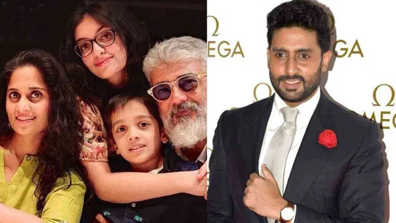 Abhishek Bacchhan meets actor Ajith's wife and his son during a football match; Watch video