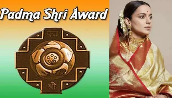 Kangana Ranaut and Adnan Sami receive Padma Shri at the Padma Awards 2021