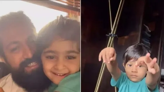 KGF Chapter 2 actor Yash turns into ‘Tiger’ for his kids [Watch video]