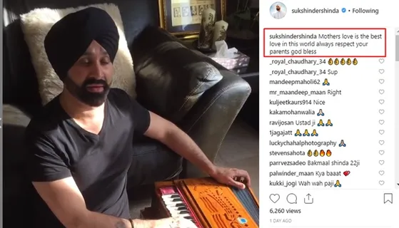 Sukshinder Shinda Posts Heart Touching Video On Mother's Love, Fans Get Emotional
