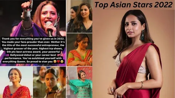 Sargun Mehta expresses her gratitude as she ranks in 'Asian Stars 2022' list