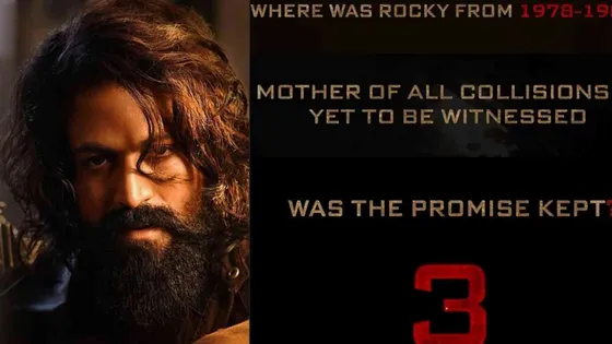 KGF 3: Makers teases fans with Glimpse of Third Installment on First Anniversary of KGF 2
