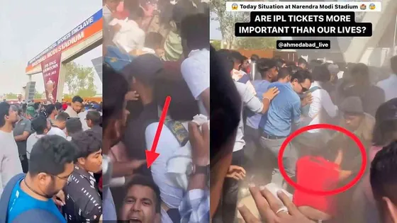 Shocking! Huge Crowd, Unprecedented Chaos Unfolds Outside Narendra Modi Stadium for IPL Final Tickets