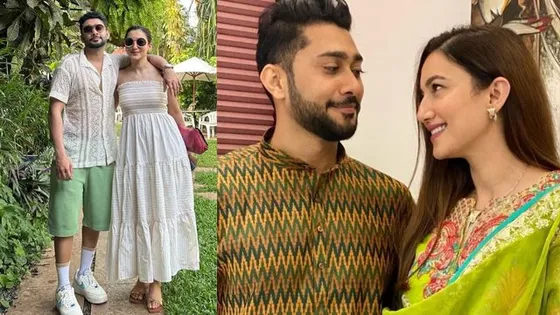 Gauahar Khan announces first  pregnancy with hubby Zaid Darbar
