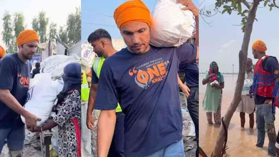 Actor Randeep Hooda joins forces with Khalsa Aid to aid flood-affected regions of Punjab and Haryana