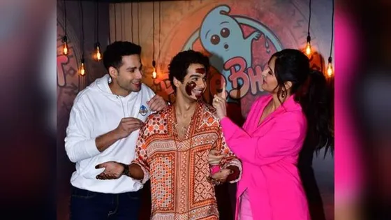 Katrina Kaif smears cake on birthday boy Ishaan Khatter's face; watch video