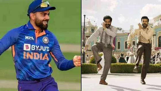 'Naatu Naatu' Goes Viral: Kohli's Dance Moves Steal the Show in Mumbai ODI