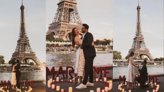 Hansika Motwani shares pictures from her fairytale proposal at Paris
