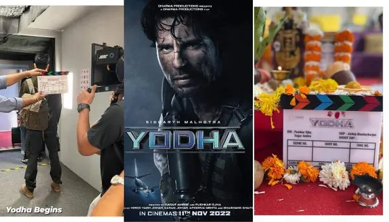 Sidharth Malhotra begins the shoot of his much awaited 'Yodha'