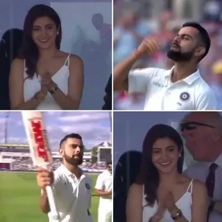 Virat Kohli Dedicates His Test Century To Wife Anushka By Kissing their Wedding Ring