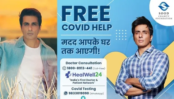 Sonu Sood launches "Free Covid Help" and says it feels satisfying to help in these tough times than being a part of ₹100 crore films!