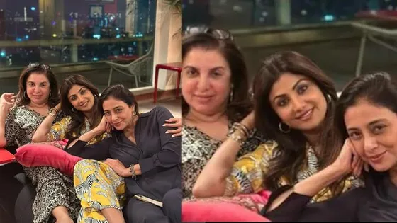 Shilpa Shetty, Farah Khan, Tabu share 'inside pic' from their 'Pyjama party'