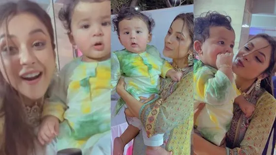Shehnaaz Gill shares 'aww-dorable' video with Bharti Singh's son Gola; watch video