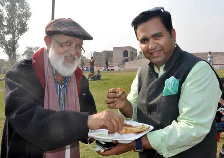 Famous Food Critic 'Pushpesh Pant' In 'Punjab Food Festival'