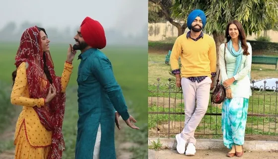 Sonam Bajwa and Ammy Virk shares mesmerizing unseen images from their upcoming movie 'Puaada'!