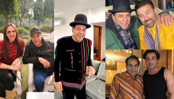 On Dharmendra's 86th birthday, Esha Deol shares an old video from 80's.  Says, "This is how we celebrated papa’s birthday way back in the 80’s"