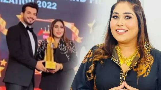 Dada Saheb Phalke Icon Awards: Afsana Khan wins Best Female singer award for her song 'Titliaan'