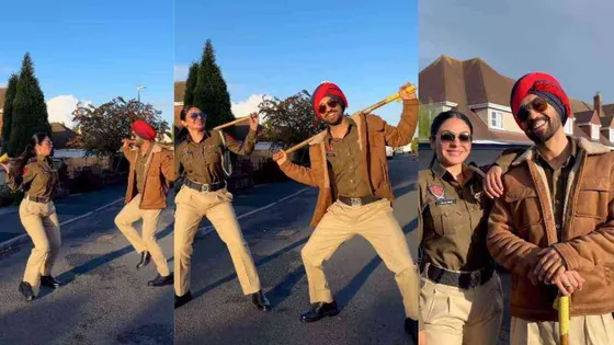 Jatt and Juliet 3: Diljit Dosanjh and Neeru Bajwa's Cop Avatar Spices Up Excitement as they Groove to 'Case'