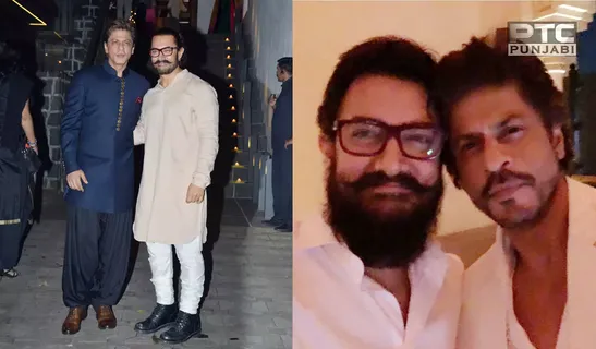 AAMIR AND SHAHRUKH CELEBRATED DIWALI TOGETHER