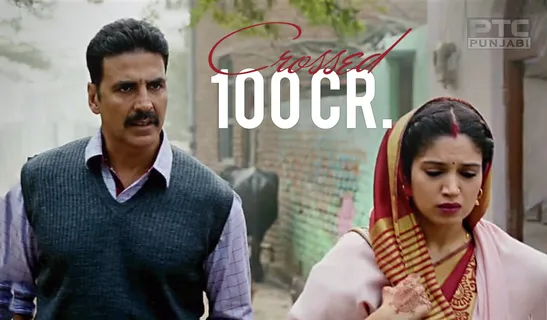 AKSHAY'S FIFTH CENTURY IN 20 MONTHS. 'TOILET : EK PREM KATHA' ENTERS RS. 100 CR CLUB