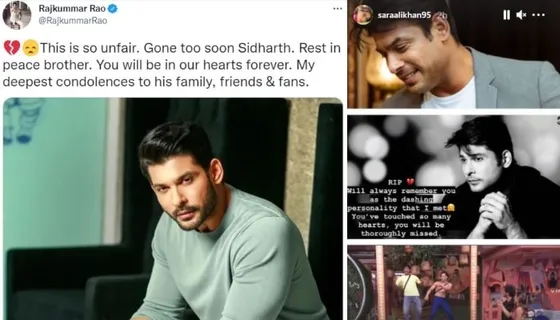 From Vicky Kaushal to Sara Ali Khan; Bollywood celebrities mourns Sidharth Shukla's untimely demise!
