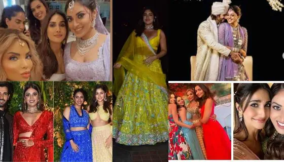 Wedding designer lehengas which are true inspiration from the latest Bollywood wedding Anushka Ranjan and Aditya Seal