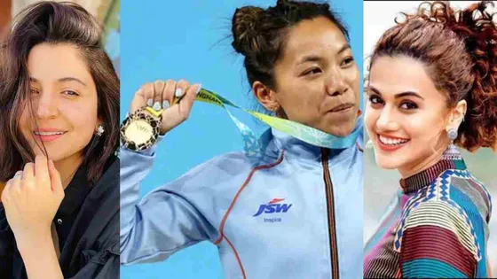 Commonwealth Games 2022: From Anushka Sharma to Taapsee Pannu, B-town celebs hail Mirabai Chanu on winning gold