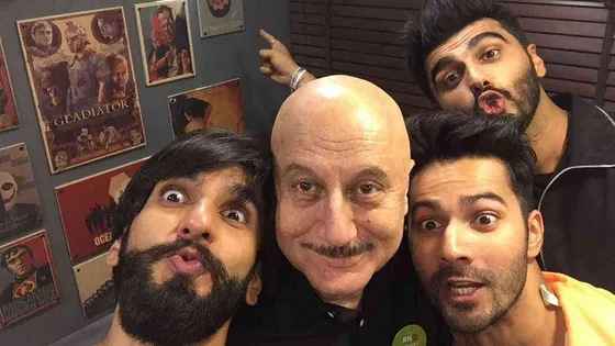 Anupam Kher Shares Hilarious Throwback Photo with Bollywood Buddies