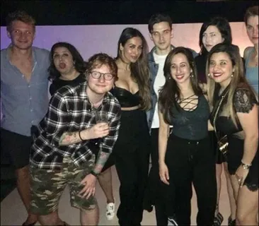 ED SHEERAN PARTIES WITH BOLLYWOOD CELEBRITIES HOSTED BY FARAH KHAN